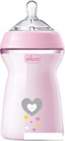 Бутылочка для кормления Chicco Nursery Natural Feeling 00081335100000 (330 мл, розовый)