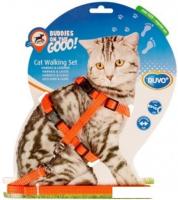 Шлея с поводком Duvo Plus 11205 (orange)