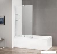 Стеклянная шторка для ванны Cezares Stream-VFS-11-80/150-C-Cr