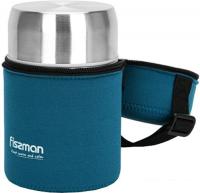 Термос для еды Fissman 9857 900мл (синий чехол)