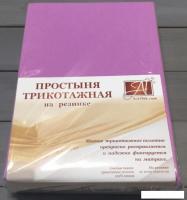 Постельное белье Альвитек Трикотажная на резинке 140x200x20 ПТР-ЛА-140 (лавандовый)