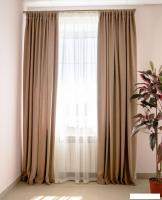 Комплект штор Decoretto Канвас теплый КТП-K33 1.88x2.6 м (песочный, 2 шт)