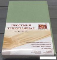 Постельное белье Альвитек Трикотажная на резинке 180x200x20 ПТР-ОЛ-180(180) (оливковый)