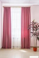 Комплект штор Decoretto Канвас пыльная роза КПР-K24 1.25x2.6 м (розовый, 2 шт)