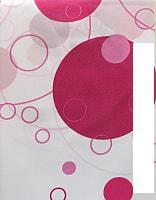 Шторка-занавеска для ванны Miranda Bubble Pink