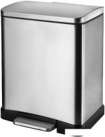 Мусорное ведро WeltWasser Lassy MT 12L (матовая сталь)