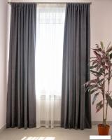 Комплект штор Decoretto Канвас серый КСГ-K111 2.25x2.6 м (графит, 2 шт)