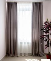 Комплект штор Decoretto Канвас основной КСО-K27 2.25x2.6 м (серый, 2 шт)