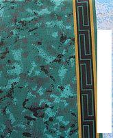 Шторка-занавеска для ванны Miranda Emerald Green