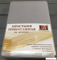 Постельное белье Альвитек Трикотажная на резинке 140x200x20 ПТР-СЕР-140 (серый)
