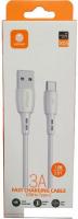 Кабель Vipfan X05 USB Type-A - USB Type-C (1 м, белый)