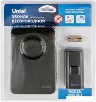 Беспроводной дверной звонок Uniel UDB-014W-R1T1-36S-100M-BL