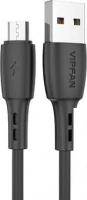 Кабель Vipfan X05 USB Type-A -microUSB (2 м, черный)
