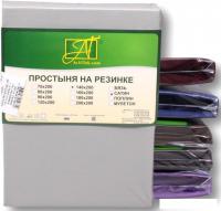 Постельное белье Альвитек Сатин однотонный на резинке 140x200x25 ПР-СО-Р-140-СТАЛЬ (стальной)