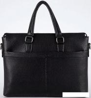 Мужская сумка Poshete 250-8332-3-BLK (черный)