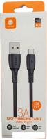 Кабель Vipfan X05 USB Type-A - USB Type-C (1 м, черный)