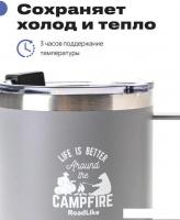 Термокружка RoadLike Camp 415мл (серый)