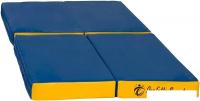 Cпортивный мат Perfetto Sport №11 складной 100x100x10 (синий/желтый)