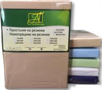 Постельное белье Альвитек Сатин однотонный на резинке 180x200x25 ПР-СО-Р-180(180)-МОК (мокко)