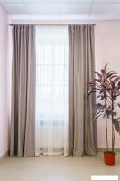 Комплект штор Decoretto Нубук НСС-K17 1.25x2.6 м (светло-серый, 2 шт)