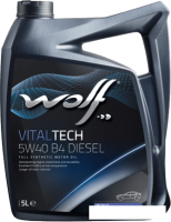 Моторное масло Wolf VitalTech 5W-40 B4 Diesel 5л