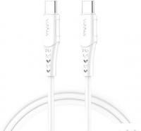 Кабель Vipfan P05 USB Type-C- USB Type-C (1 м, белый)
