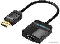 Адаптер Vention HBGBB DisplayPort - HDMI (0.15 м, черный)