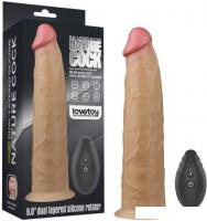 Вибратор Lovetoy Dual Layered Silicone Rotator 23 см LV410211Flesh