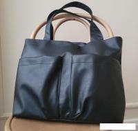 Сумка MT.style Тоут с двумя карманами (черный)