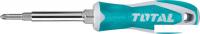 Набор отвертка с битами Total THT2506076 (4 предмета)