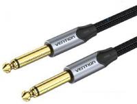 Кабель Vention BASHI 6.3 Jack - 6.3 Jack (3 м, серый)