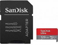 Карта памяти SanDisk Ultra SDSQUAB-128G-GN6MA 128GB (с адаптером)