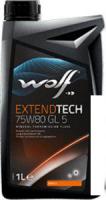 Трансмиссионное масло Wolf ExtendTech 75W-80 GL 5 1л