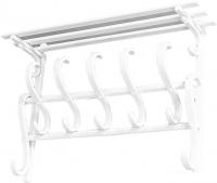 Вешалка для одежды Мебелик В 7Н (белый)