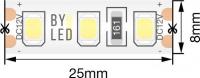 Светодиодная лента Byled BLS2835-120-12-9.6-NW-65