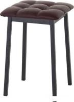 Табурет AMC Comfort 7К1.14 (кожзам, бордовый/черный)