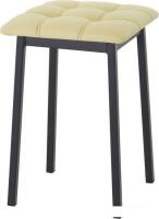 Табурет AMC Comfort 7К1.15 (кожзам, светло-желтый/черный)