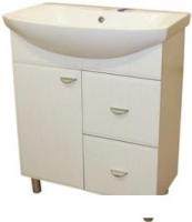 СанитаМебель Тумба Лотос 601.700 с умывальником Балтика 70