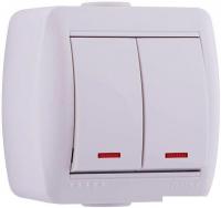 Выключатель Lezard Nata 710-0200-112 (белый)