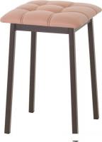 Табурет AMC Comfort 7К2.7 (кожзам, коралл/коричневый)