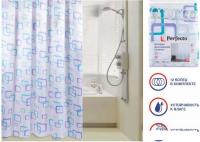 Шторка-занавеска для ванны Perfecto Linea Harmony 36-118013 (квадро)