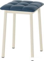 Табурет AMC Comfort 7К3.13 (кожзам, атлантик/слоновая кость)