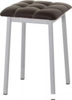 Табурет AMC Comfort 7К5.2 (кожзам, венге/серебристый)