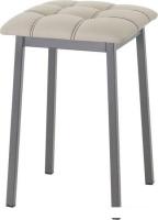 Табурет AMC Comfort 7К4.3 (кожзам, бежевый/графит)