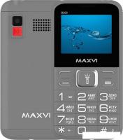 Кнопочный телефон Maxvi B200 (серый)