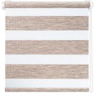 Шторы день-ночь АС МАРТ Вудэн 38x160 (бежево-серый)