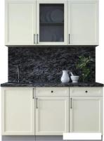 Готовая кухня Интерлиния Тренд 1.5А (белый/белый/кастилло темный)