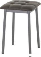 Табурет AMC Comfort 7К4.8 (кожзам, серо-коричневый/графит)