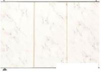 Торцевой экран под ванну Comfort Alumin Хлопковый мрамор 73x50 (торцевой)