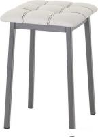 Табурет AMC Comfort 7К4.12 (кожзам, белый/графит)